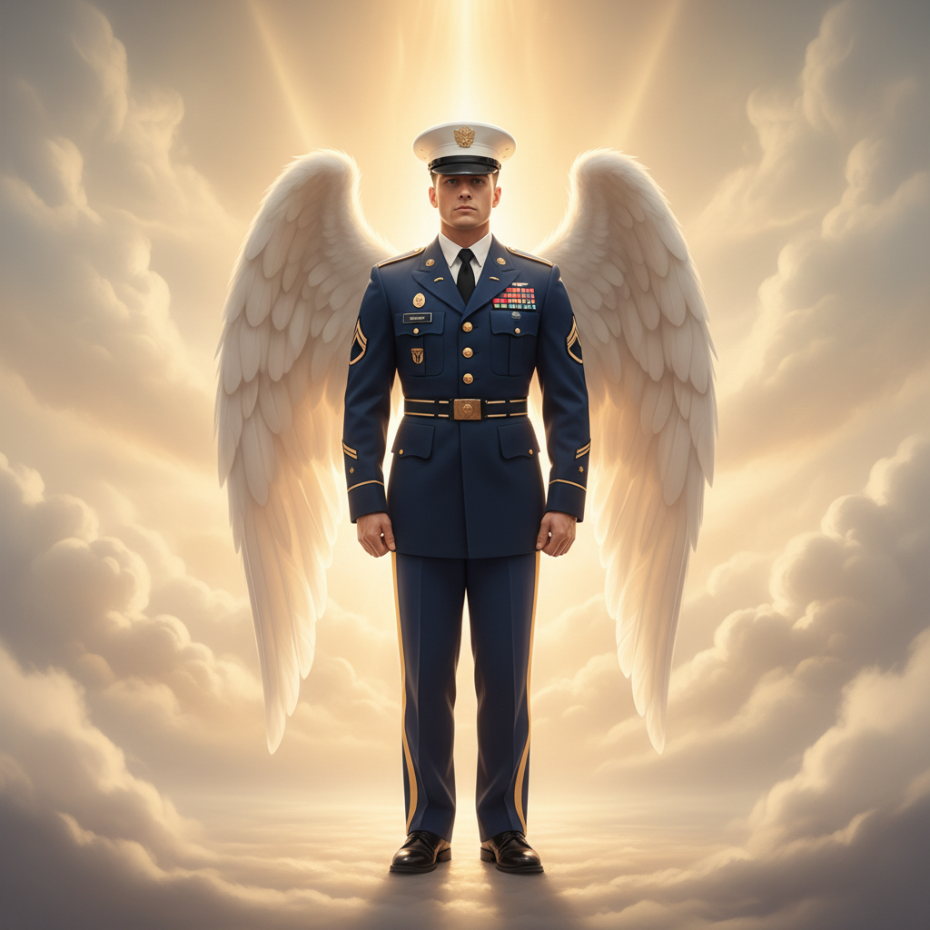 Army angel — military memorial tribute