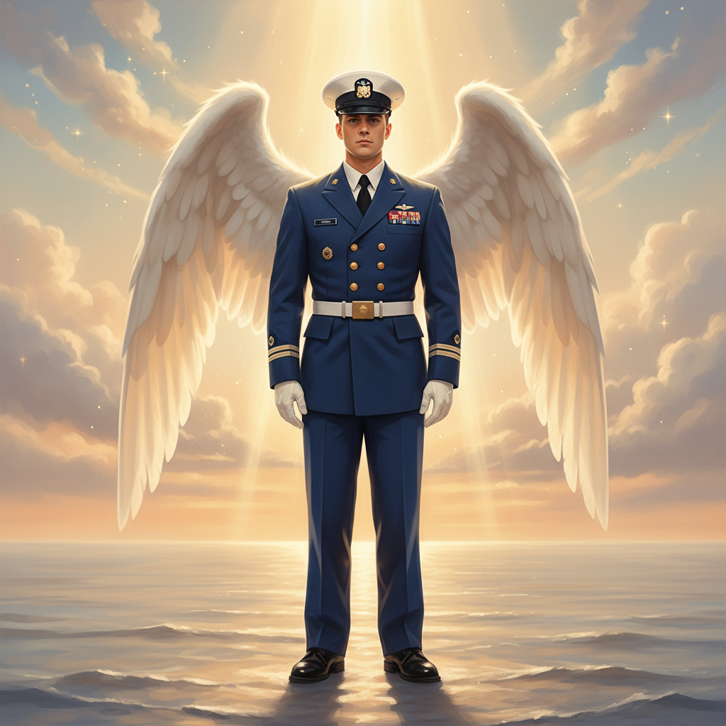 Coast Guard angel — military memorial tribute