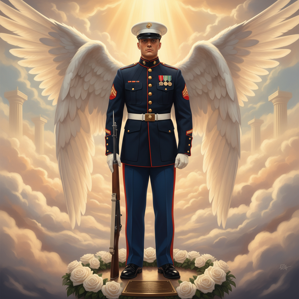 Marines angel — military memorial tribute