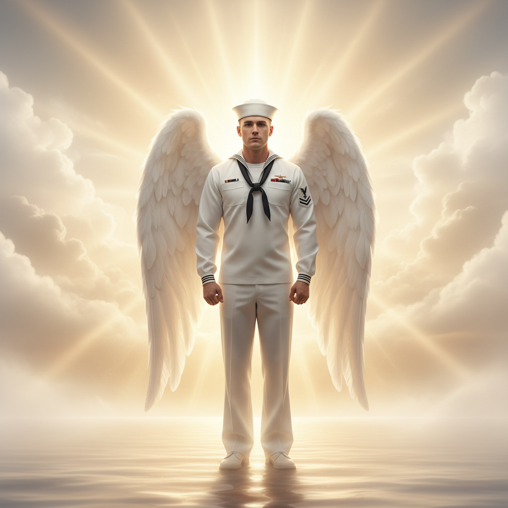 Navy angel — military memorial tribute