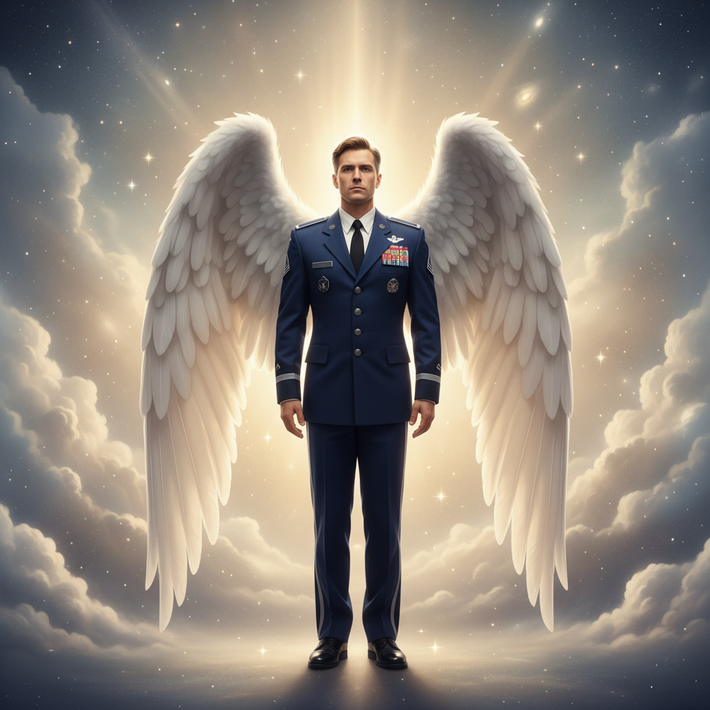 Space Force angel — military memorial tribute