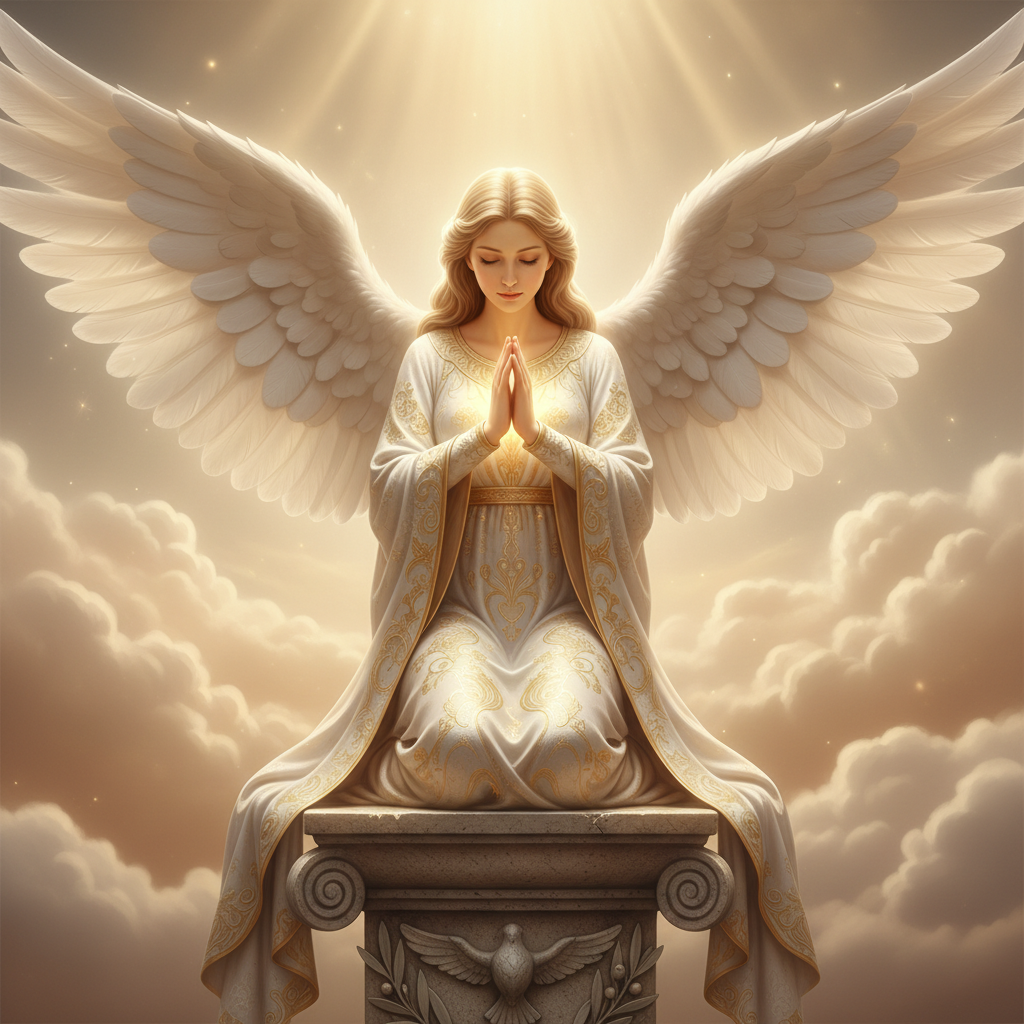 Healing Angel — celestial memorial guardian